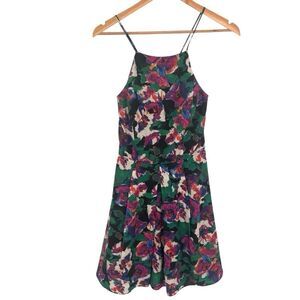 Adelyn Rae green and magenta dress size small